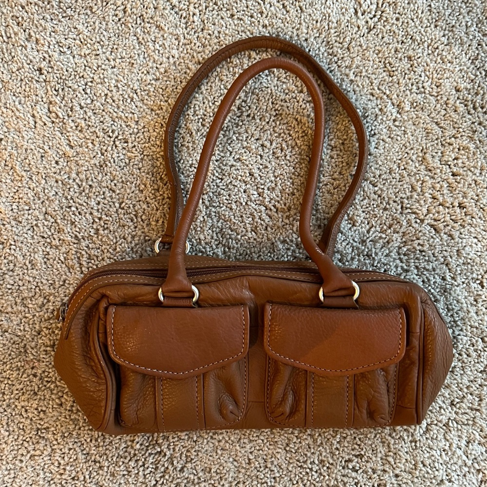 Like new Fossil purse - brown leather